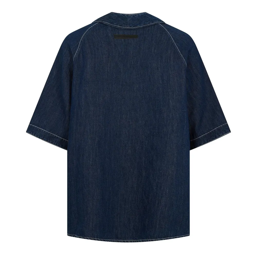 7 For All Mankind Men's Plain Short Sleeve Shirt detail 2