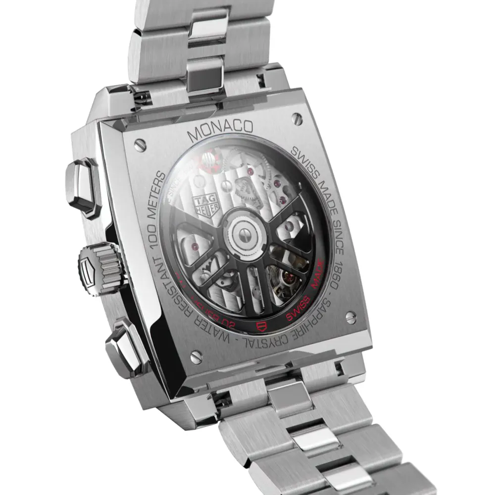 TAG Heuer Monaco Calibre Heuer 02 39mm Mens Watch in Blue, additional product view 2