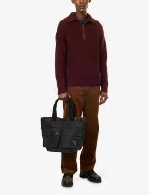 BARBOUR Riggbay Half-Zip Wool Jumper detail 2