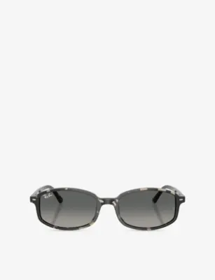 RAY-BAN RB2232 Oval-Frame Acetate Sunglasses