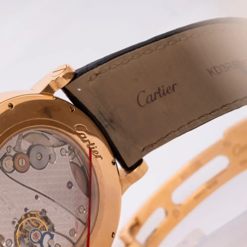 Cartier Rotonde De Cartier W1550251 — 2008 — Good in Silver Roman Numeral, additional product view 3