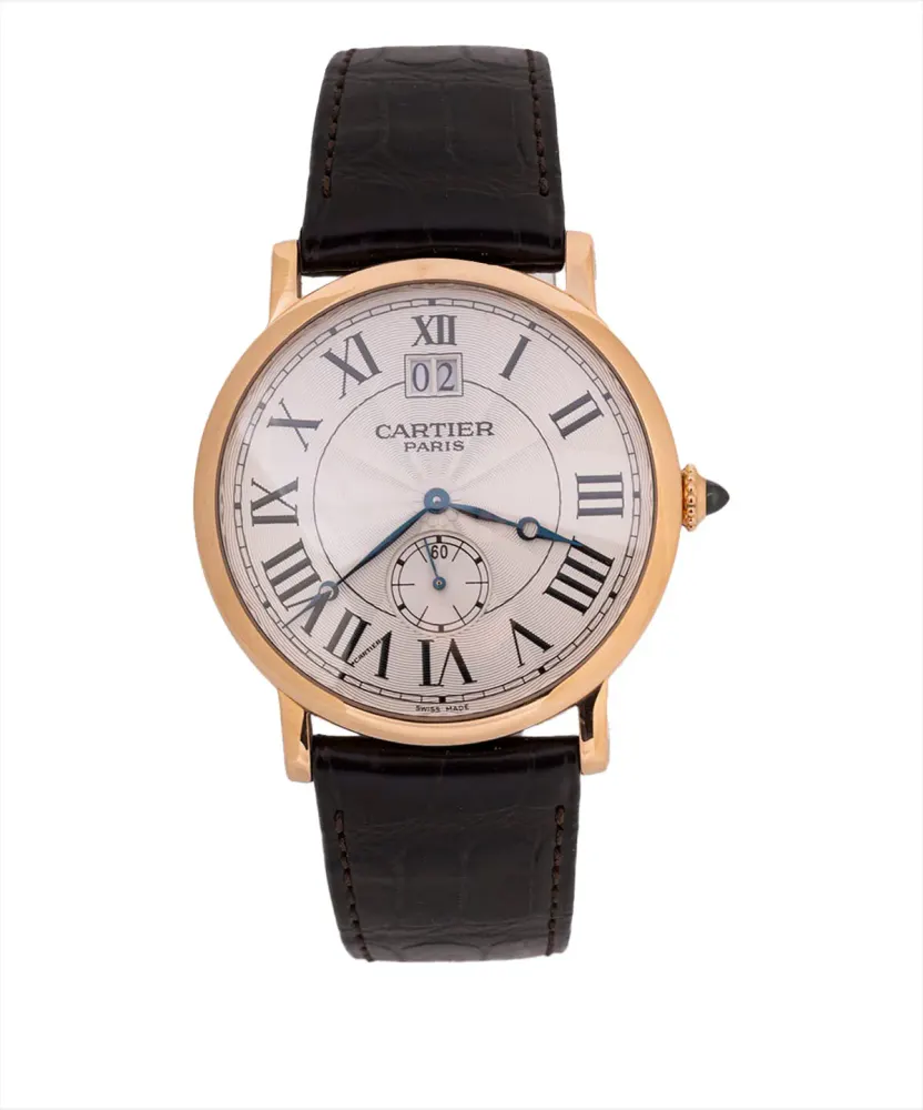 Cartier Rotonde De Cartier W1550251 — 2008 — Good in Silver Roman Numeral – Pre-owned watches