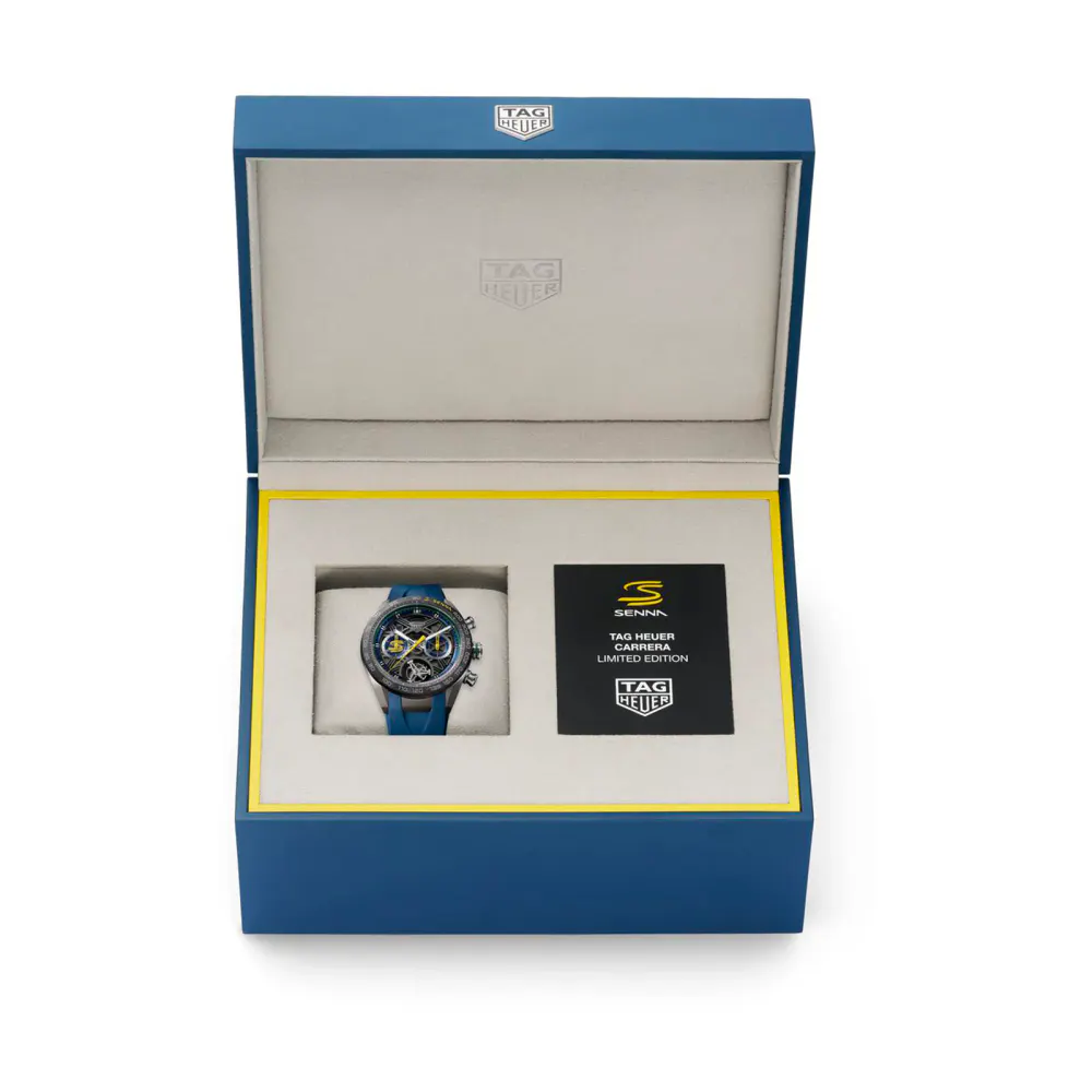 TAG Heuer Carrera Extreme Sport Chronograph Tourbillon X Senna 44mm Mens Watch detail 3