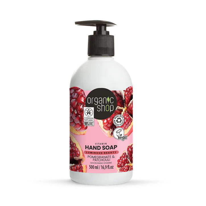 Organic Shop Vitamin Hand Soap Pomegranate & Patchouli 500ml