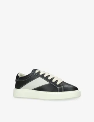 BELIER Soho Leather Trainers - EUR 41 / 7 UK MEN in BLACK, additional product view 3
