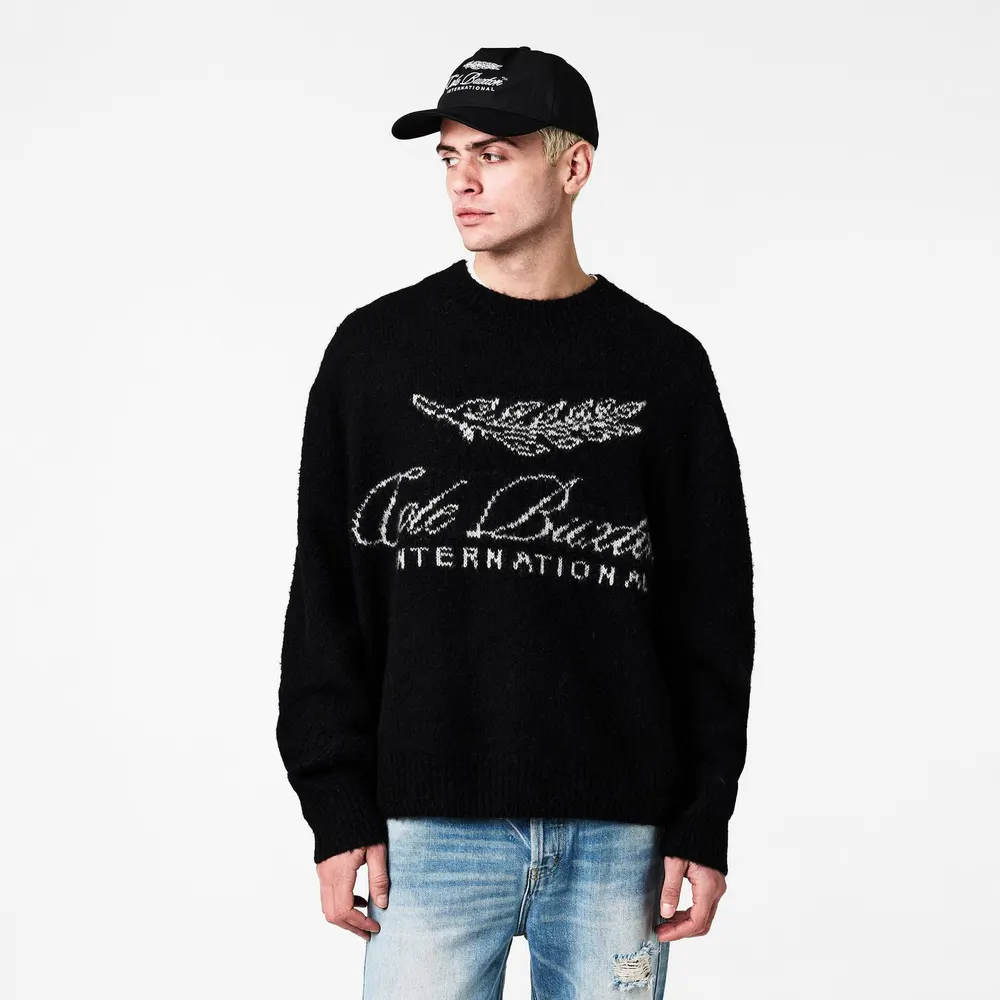 Cole Buxton Men's Inter Knitted Crew Neck Jumper detail 3