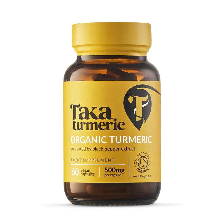 Taka Turmeric Organic Turmeric & Black Pepper Extract - 60 Capsules