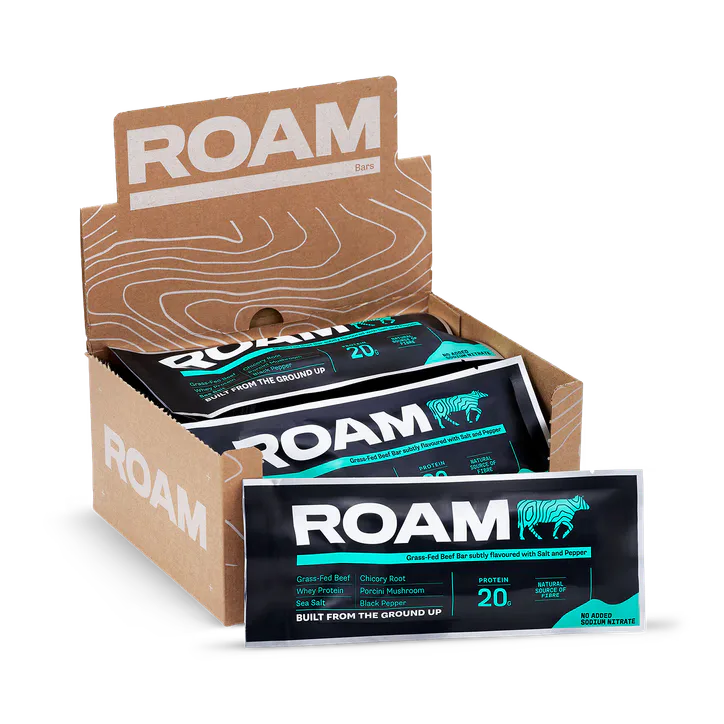 ROAM Salt & Pepper Beef Bar - 6 x 45g Bar