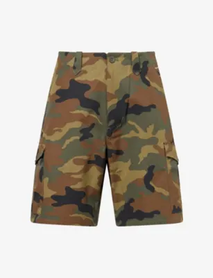 AUSTIN POST Straight-Fit Cotton Cargo Shorts