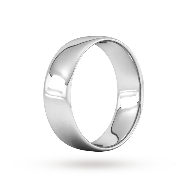 For Him 7mm Slight Court Standard Wedding Ring In 9 Carat Yellow Gold, additional product view 2