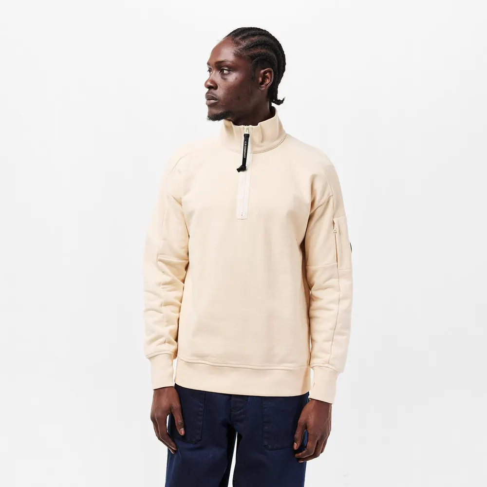 CP Company Men's Lens Quarter-Zip Fleece Top detail 3