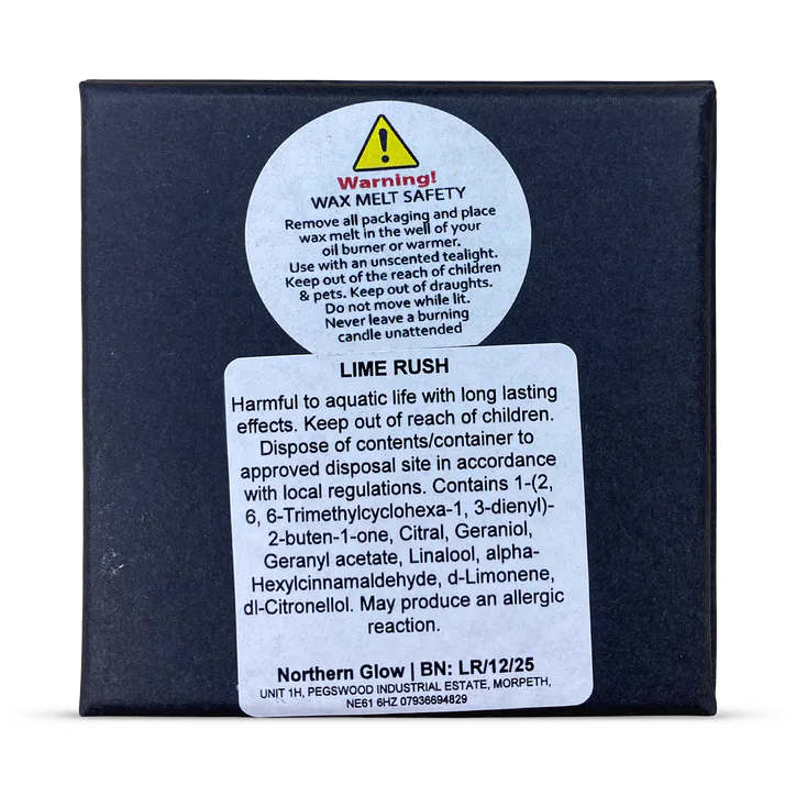 Northern Glow Scented Wax Melt - Lime Rush detail 2