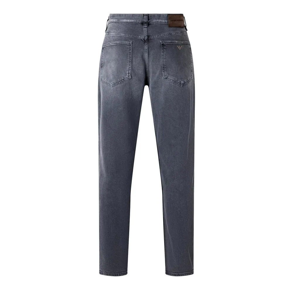 Emporio Armani Men's Mid-Rise Stretch Straight-Leg Jeans detail 2