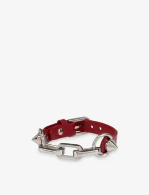 CHRISTIAN LOUBOUTIN Eva Leather Bracelet - EMPIRE detail 2