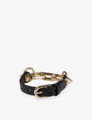 CHRISTIAN LOUBOUTIN Eva Leather Bracelet - EMPIRE detail 3