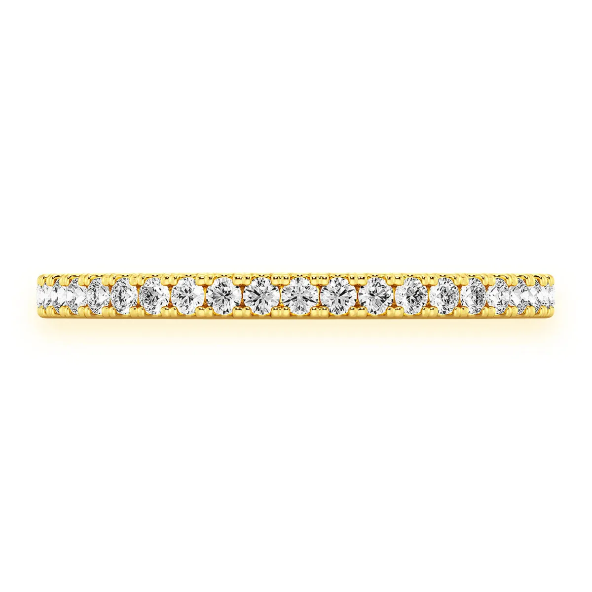 For Him Bold Single Row Band Ring in Rose Gold / Natural Diamond – Ring