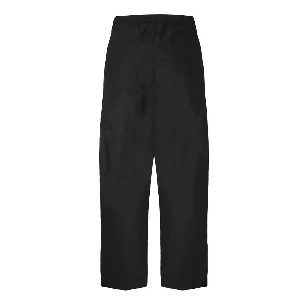 Rains Men's Woven Cotton Straight-Leg Trousers in Black 01, additional product view 2