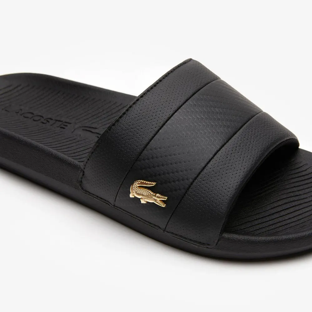 Lacoste Serve Metal Slides detail 3