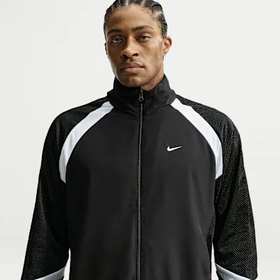 Nike Icon Men's Woven Basketball Jacket - Black/Black/White/White in Black/Black/White/White – Nike men's and unisex