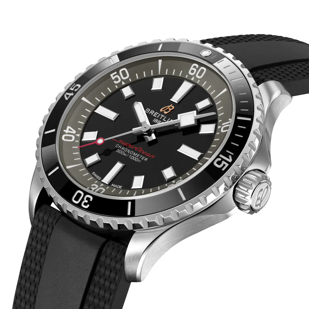Breitling Superocean 42mm UK Edition Mens Watch Grey Rubber in Grey, additional product view 2