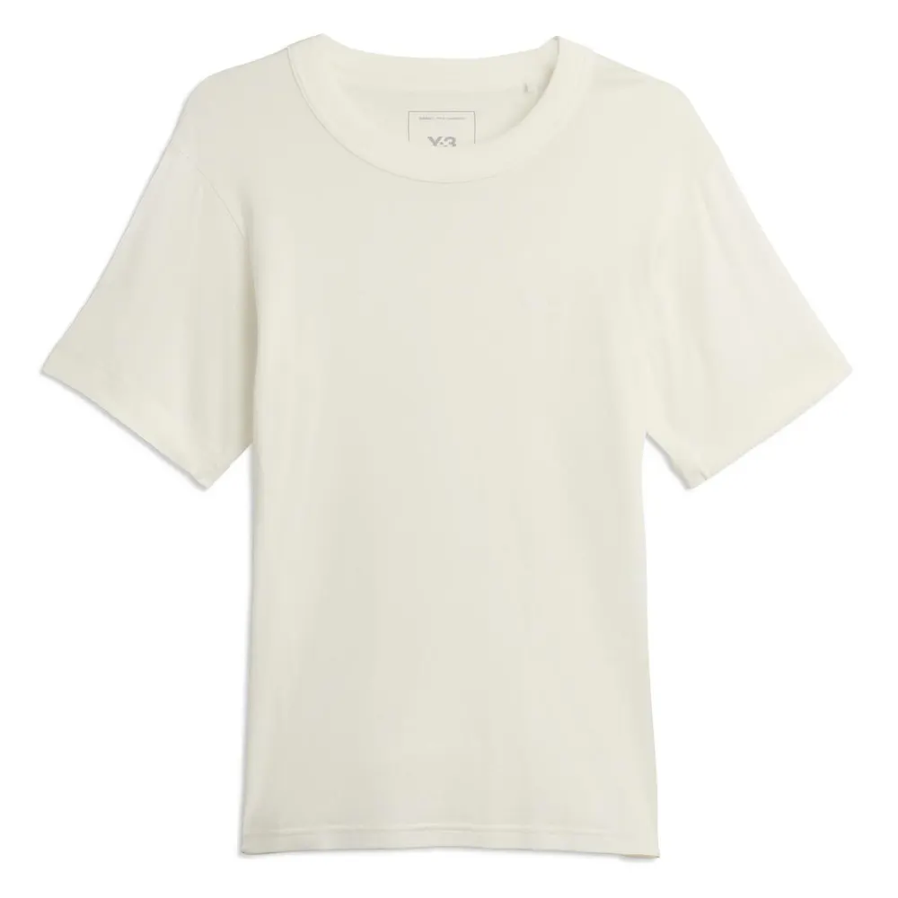 Y3 Slim Short Sleeve T-Shirt in White – Clothing