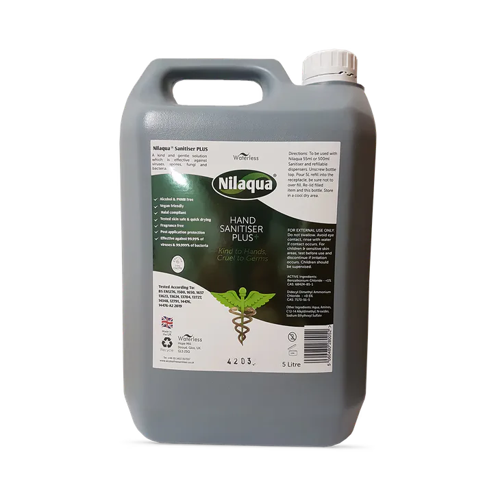 Nilaqua Alcohol Free, 5 Litre Foaming Eco Refill