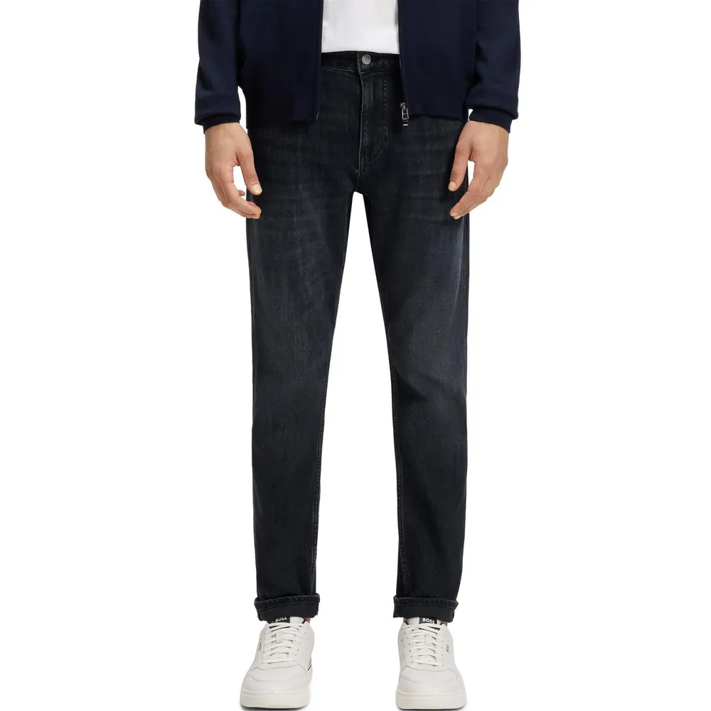 Boss Men's H Delaware Jeans in Dark Blue, additional product view 2
