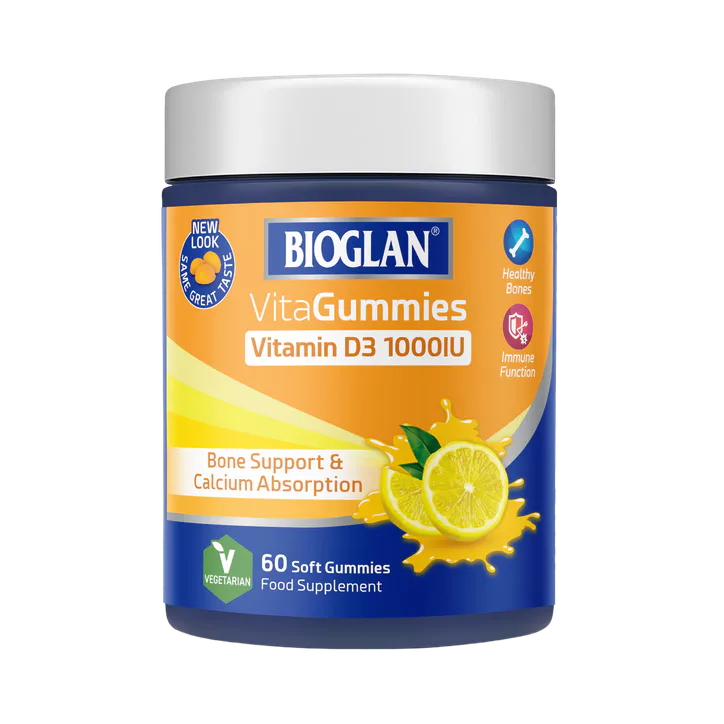 Bioglan Vitamin D3 1000iu 60 Vitagummies