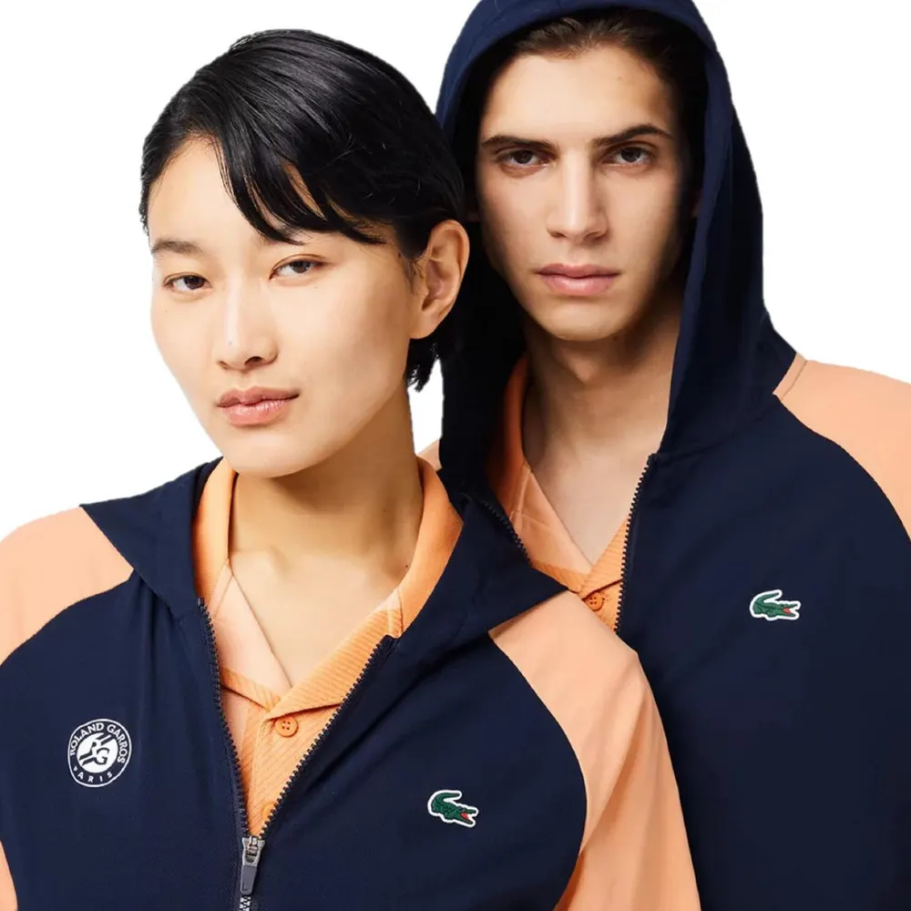 Lacoste Men's Water-Resistant Rain Anorak detail 3