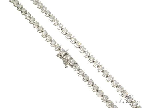 RINA - For Him FACTORY Prong Diamond Chain 32 Inches 6mm 44431 in Rose Gold – Chain