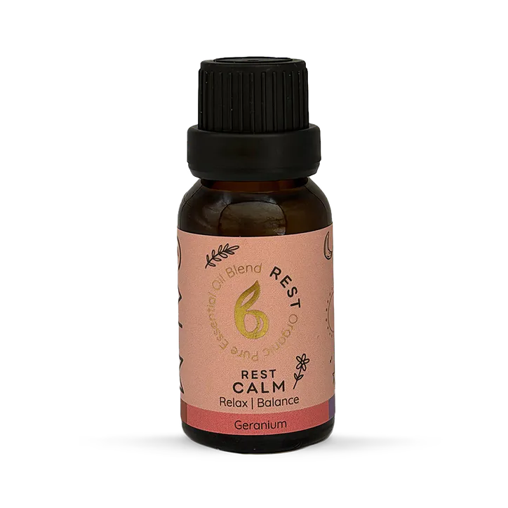 B Calm Sleep & Balance Essential Oil Blend 15ml – Geranium, Lavender & Frankincense – Rest Calm