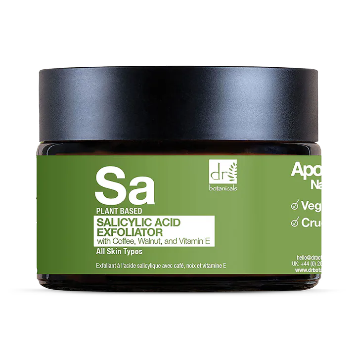 Dr. Botanicals Salicylic Acid Exfoliator with Coffee, Walnut & Vitamin E 60ml detail 2