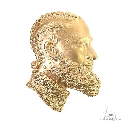 RINA - For Him CUSTOM Custom Made Nipsey Hussle Pendant 66864 in Rose Gold – Pendant