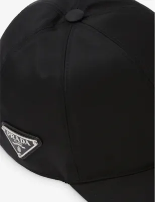 PRADA Re-Nylon logo-plaque baseball cap - S detail 2