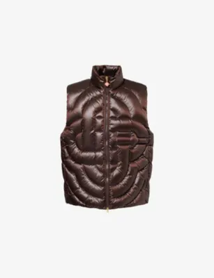 CASABLANCA Quilted Down Woven Puffer Gilet