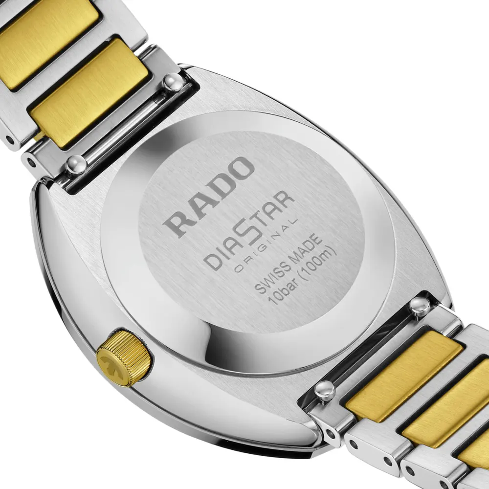 Rado Diastar Original Automatic 30mm Unisex Watch in Yellow, additional product view 3