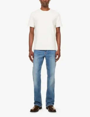 FRAME Bootcut-Leg Mid-Rise Denim Jeans detail 2
