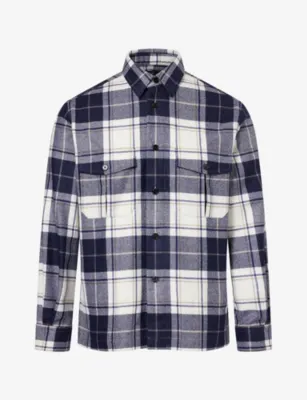 DUNHILL Tartan Cashmere Overshirt