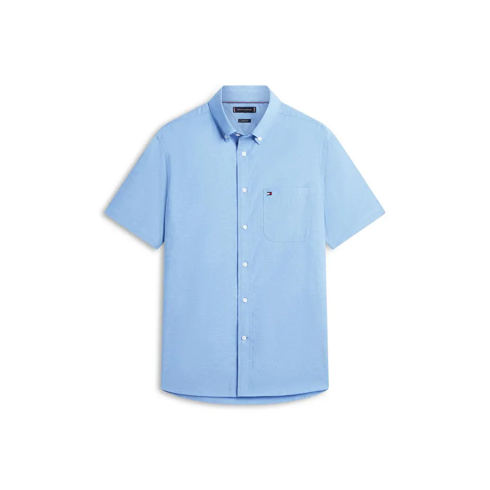 Tommy Hilfiger Men's Short Sleeve Plain Shirt