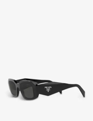 PRADA PR 17WS rectangular-frame acetate sunglasses detail 3