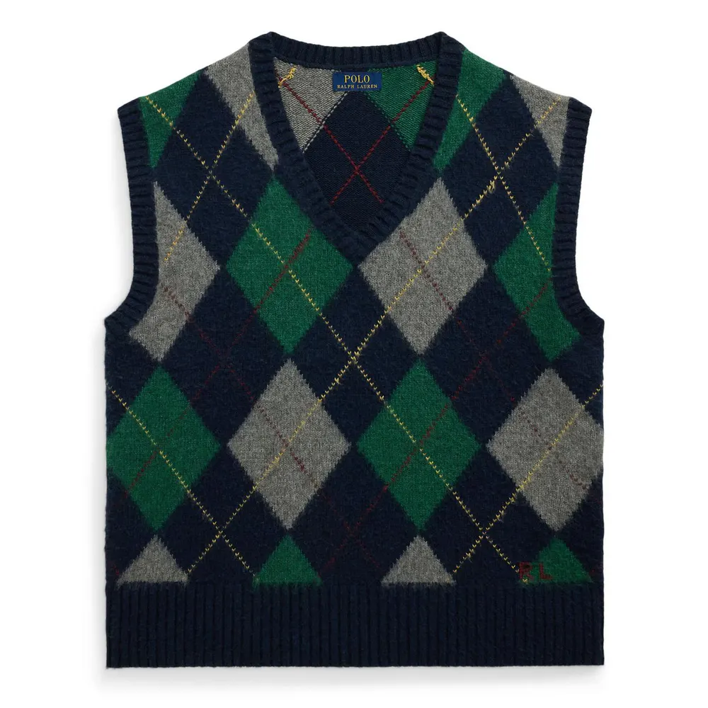 Polo Ralph Lauren Men's Diamond Wool Knitted Sweater Vest