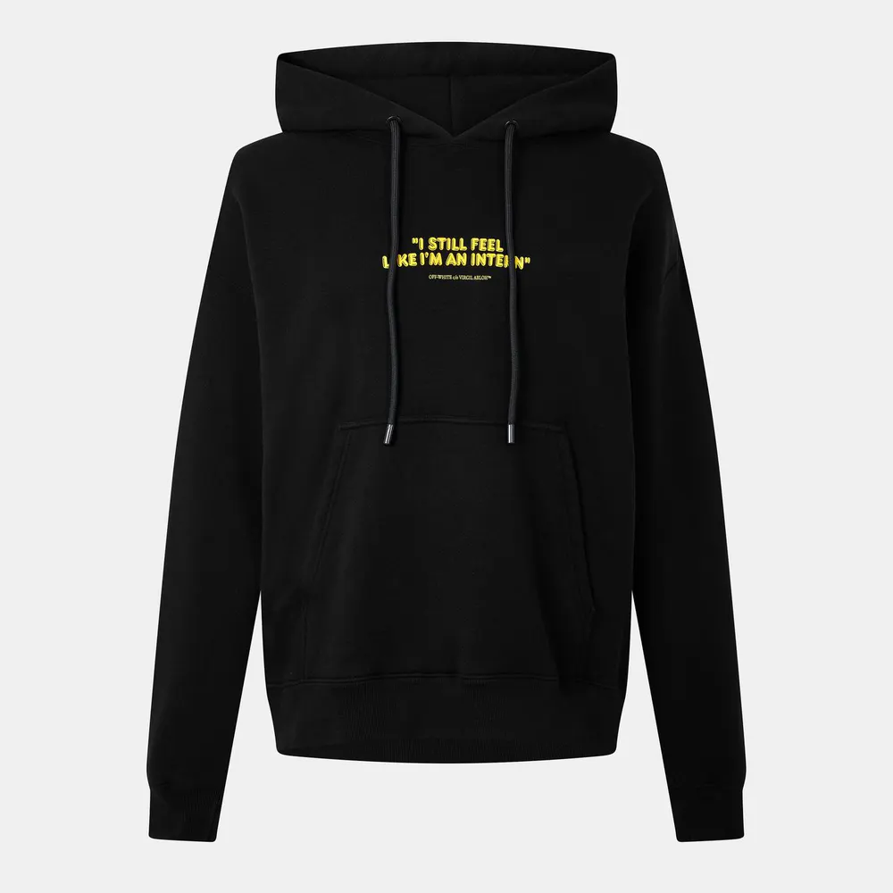 Off White Men's Intern Skate Cotton Long Sleeve Hoodie