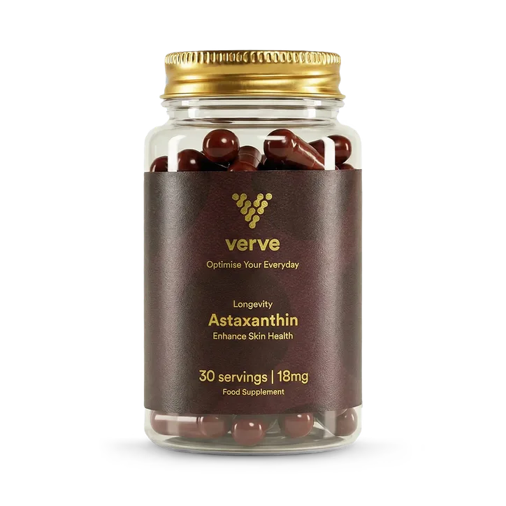 Verve Astaxanthin 18mg - Longevity & Skin Health Support - 30 Servings