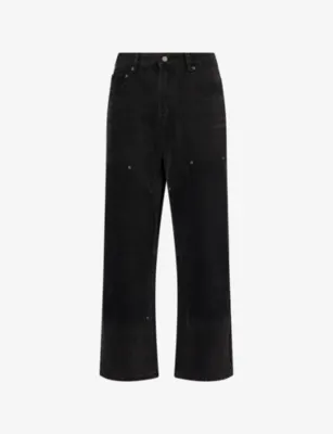 FOUND Double-Knee Carpenter Denim Jeans in VINTAGE BLACK – Mens | Jeans | Straight Leg