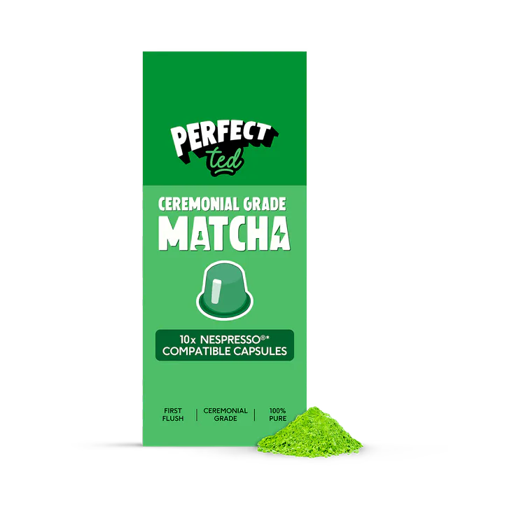 PerfectTed Perfect Ted Matcha Green Tea Powder Pods x10
