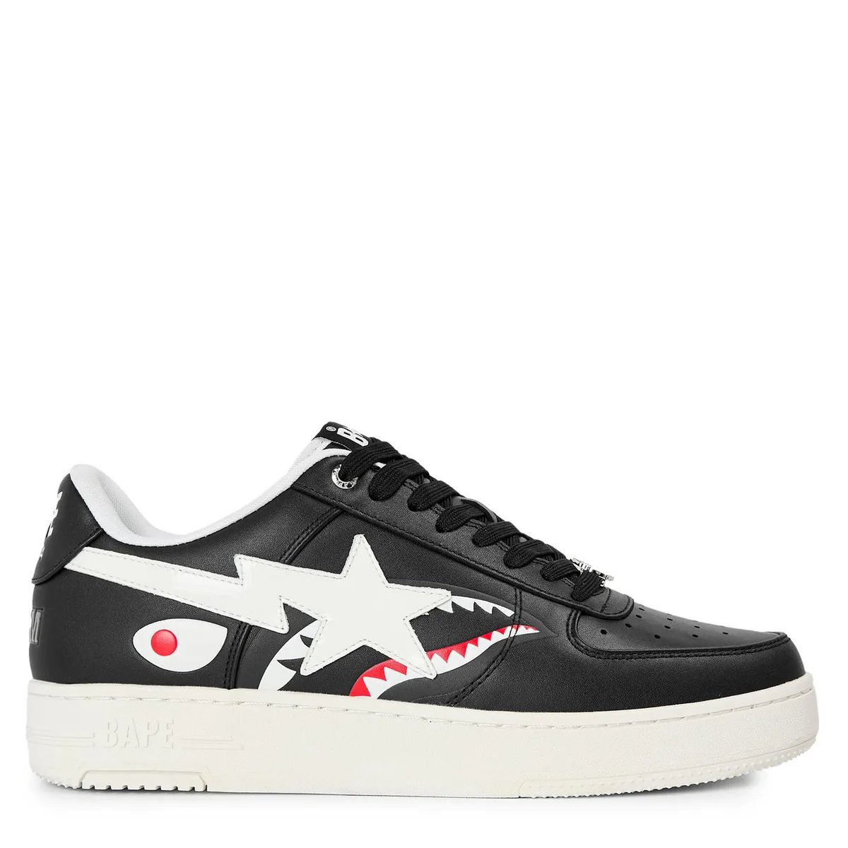 A Bathing Ape Men's Shark Sta Shark-Tooth Low-Top Trainers
