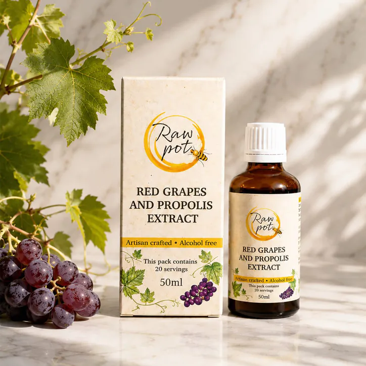 Raw Pot Red Grapes and Propolis Extract detail 2