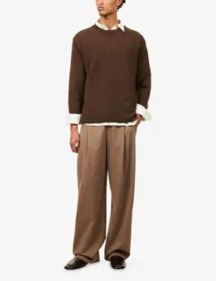 THE ROW Dumbo Crewneck Knitted Cashmere Jumper detail 2