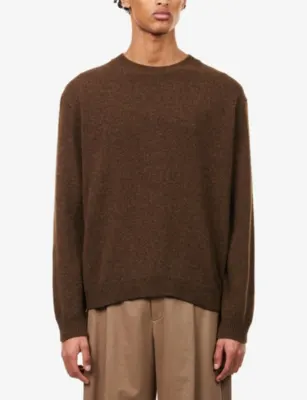 THE ROW Dumbo Crewneck Knitted Cashmere Jumper detail 3