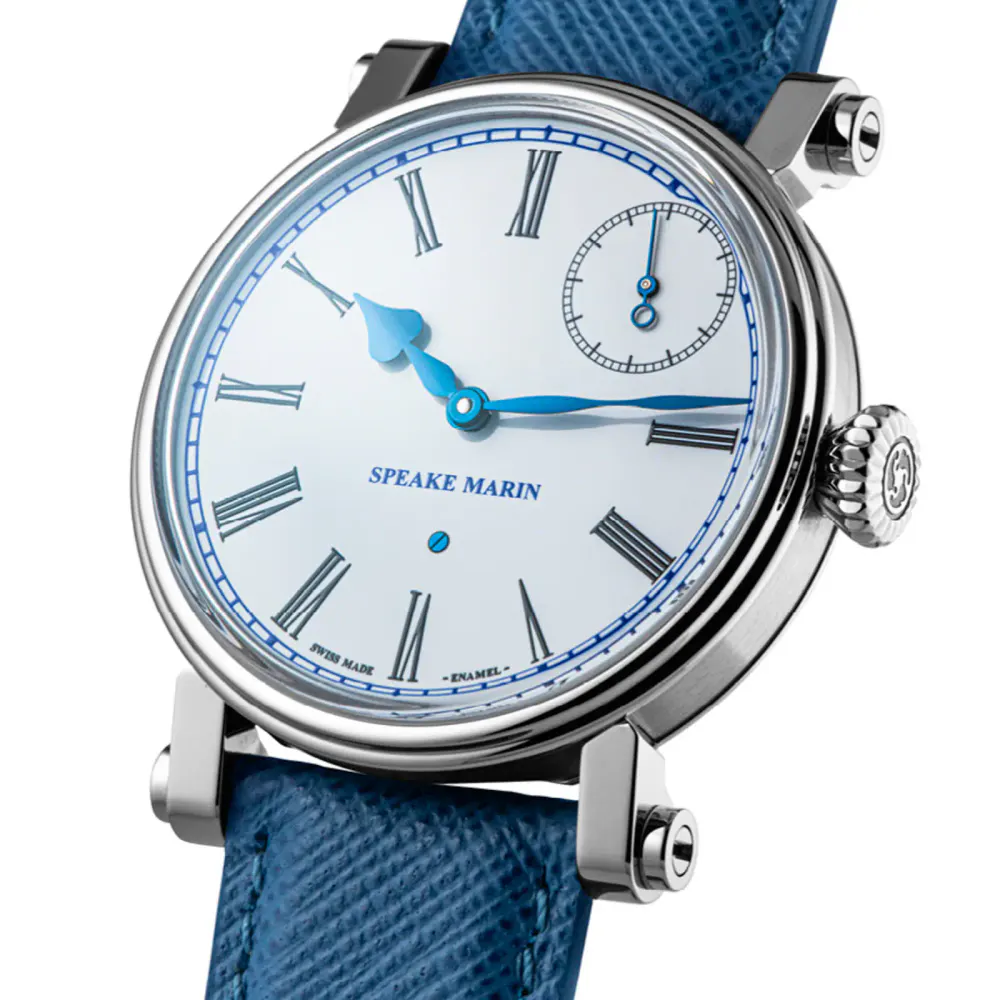 Speake Marin Resilience Titanium 38mm Watch in White, additional product view 2